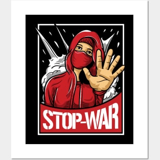 Stop war in the world Posters and Art